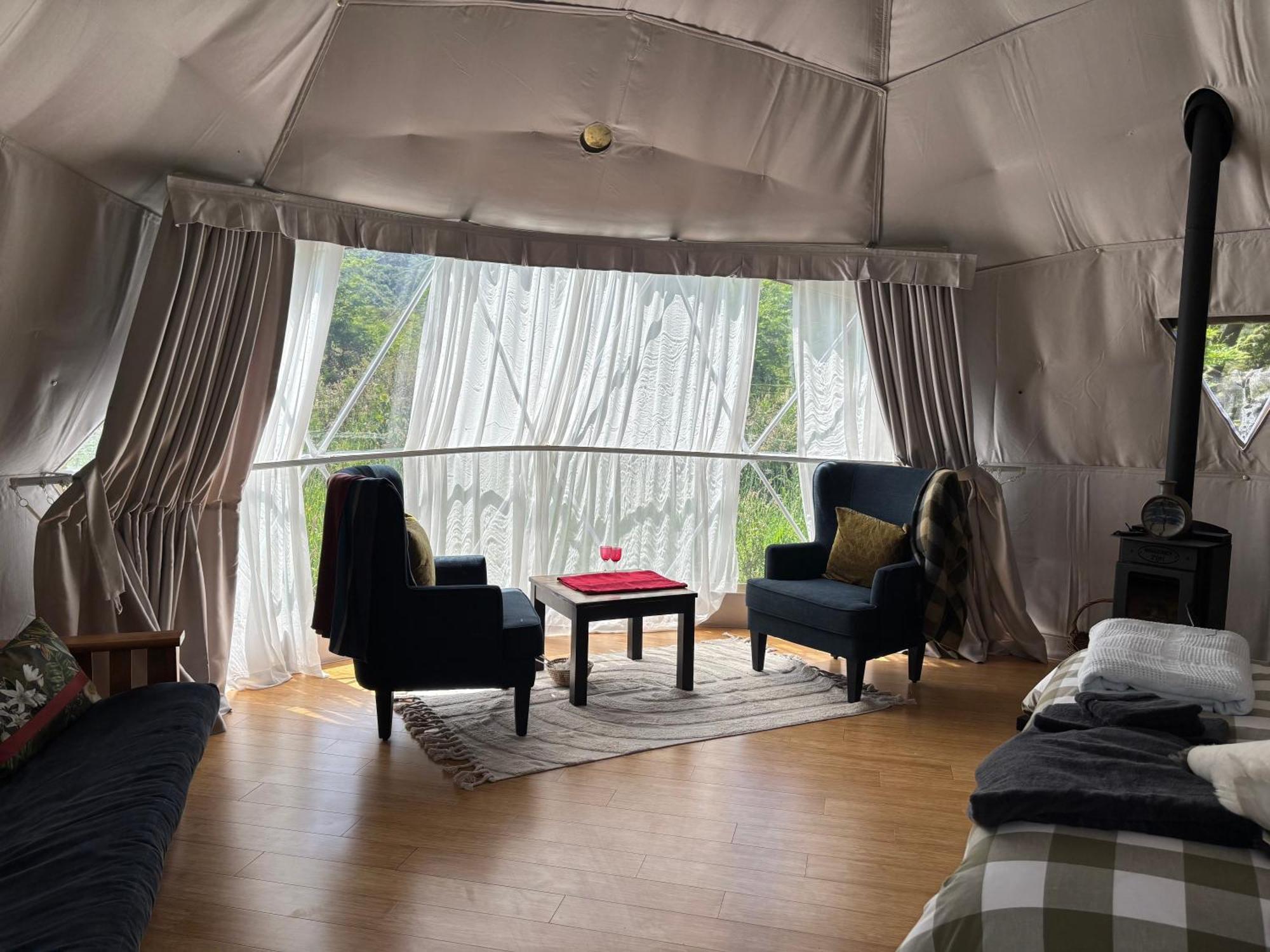 Takahuri Glamping Domes Whanganui Eksteriør bilde